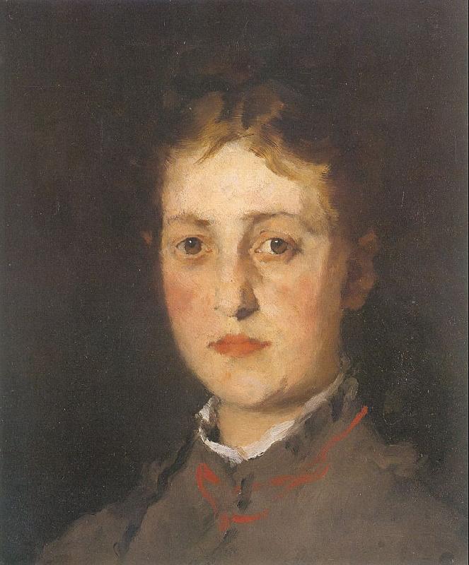 Leibl, Wilhelm Portrait of Lina Kirchdorffer Germany oil painting art